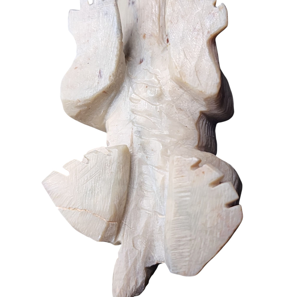 Native American Zuni Reptile Fetish Carving Turquoise Totem Southwest Art Signed - Picture 6 of 10